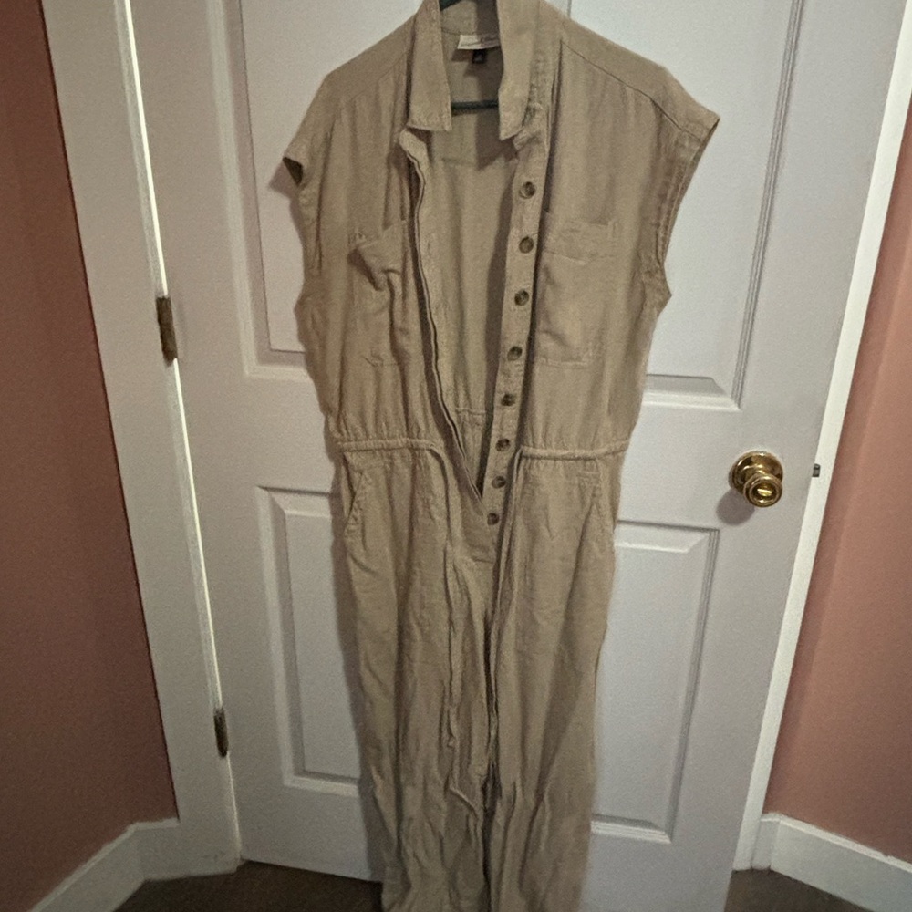 Universal Thread Tan Jumpsuit